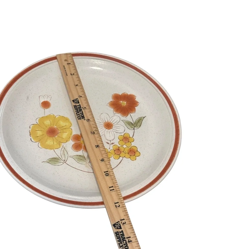 Norwell Stoneware Springtime Dinner Plate Japan 10.5